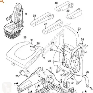 Commande En Gros Siège DAF Siège 1692142 pour camion XF105 (2006->2013) occasion
