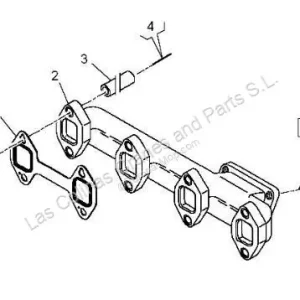 Collecteur d‘admission Renault Collecteur 7420846309 pour camion Midlum occasion Jusqu'à Épuisement Des Stocks
