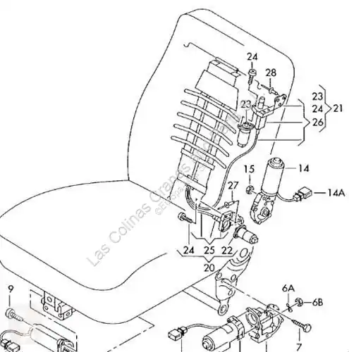 Siège Volkswagen Siège 1J3881106 pour automobile Golf IV Variant (1J5)(1999->) occasion Usine Directe