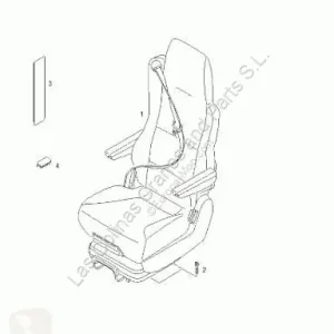 Siège MAN Siège 81623076048 pour camion TGA occasion Prix Promo
