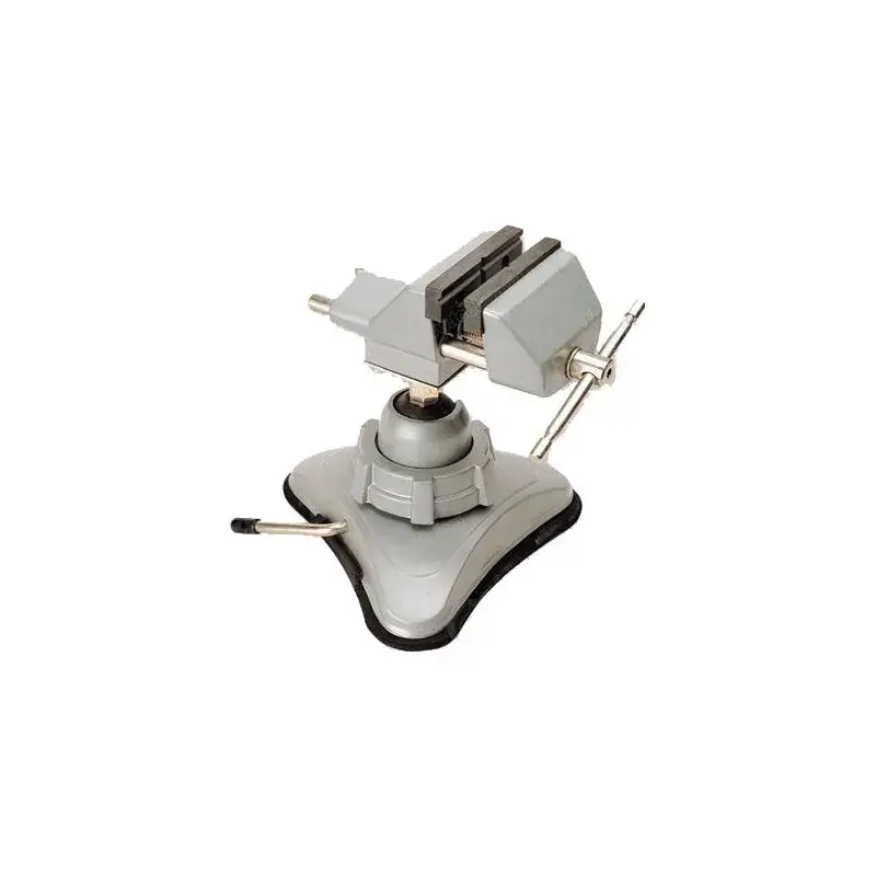 Etau aluminium sur rotule avec ventouse CT1093 et mâchoires de 70 mm de largeur Certifié