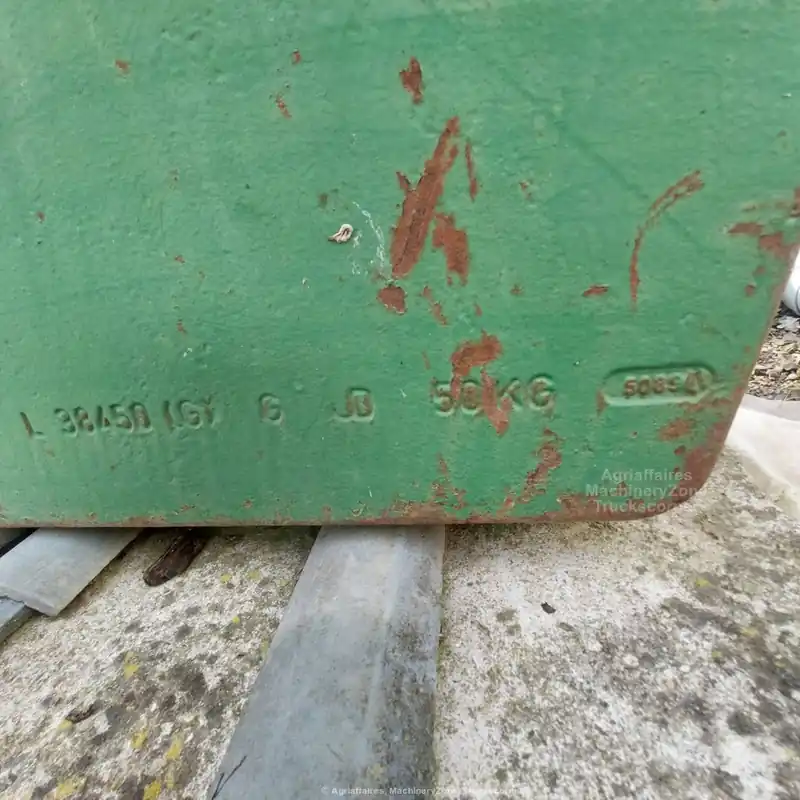 Deere Masse individuelle john deere avec porte masse 800 kg Prix Réduit