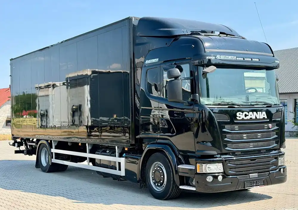Camion isothermique SCANIA G280 / IZOTERMA / WINDA / SCHMITZ / 21 EUROPALET / NISKI PRZEBIEG / AUTOMAT / EURO 6 / SPROWADZONA / SERWISOWANA Offre Du Jour