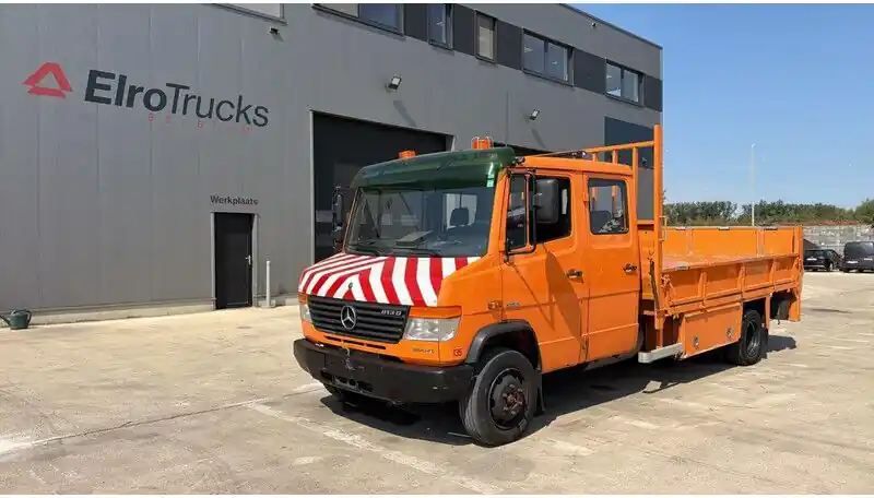 Solde Camion plateau Mercedes-Benz 813 D (EX COMMUNAL / BE TRUCK / PARFAIT ETAT / PERFECT CONDITION / FULL STEEL / LAMES)