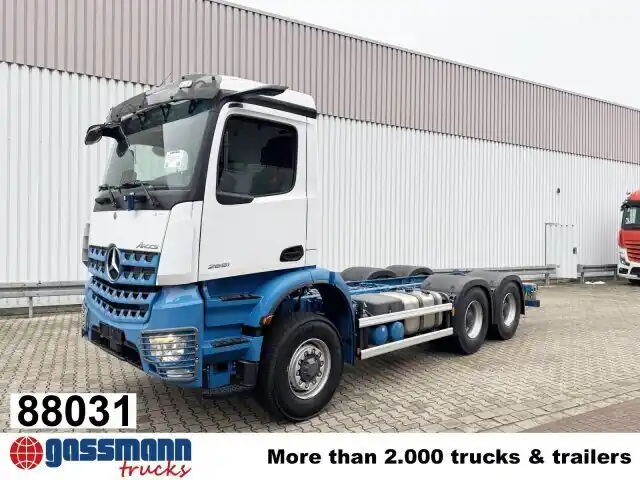 Châssis cabine neuf Mercedes-Benz Arocs 2651 L 6x6, HydroDrive, MirrorCam, Retour Gratuit