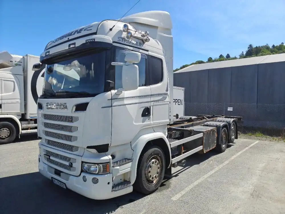 Camion porte-conteneur/ Caisse mobile Scania R580, 6X2 Containerbil Solde