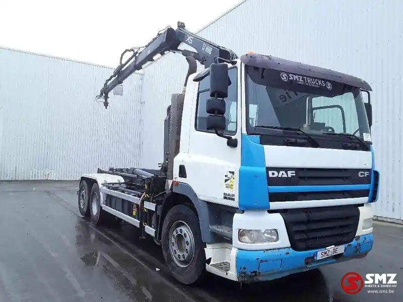 Meilleur Choix Camion porte-conteneur/ Caisse mobile, Camion grue DAF 85 CF 340 Hiab 122B2 +remote