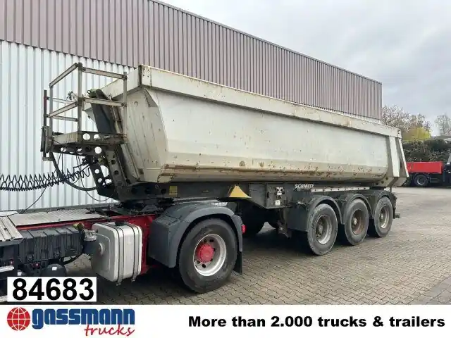 Semi-remorque benne Schmitz Cargobull SKI 24 SL 7.2, Stahlmulde ca. 24m³, Liftachse Expédition Rapide