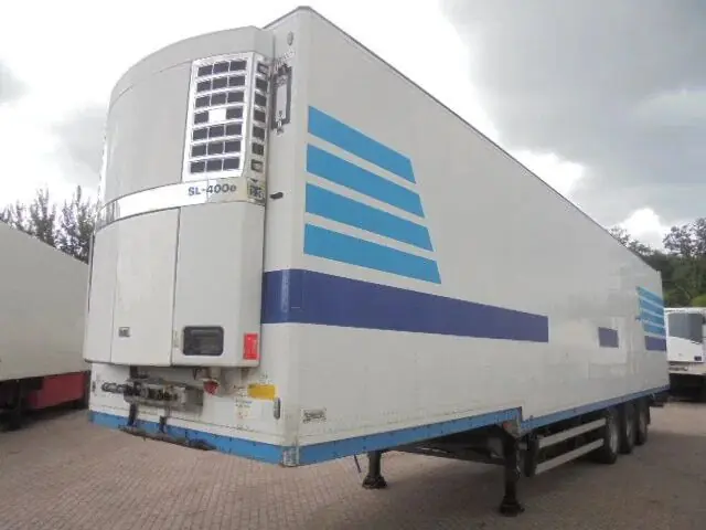 Semi-remorque frigorifique Talson KOELOPLEGGER + ROLLEBAAN NL TRAILER Authentique