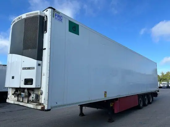Semi-remorque isothermique Schmitz SCB S3B Kühlauflieger, TK SLXe 400, Liftachse, Doppelstock, Blumenbreite Satisfait Ou Remboursé