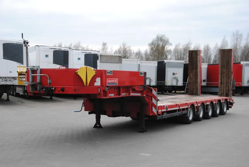 LANGENDORF SATU 50 semi-remorque surbaissée / 2024 / 54.5 t capacité de charge Livraison Express