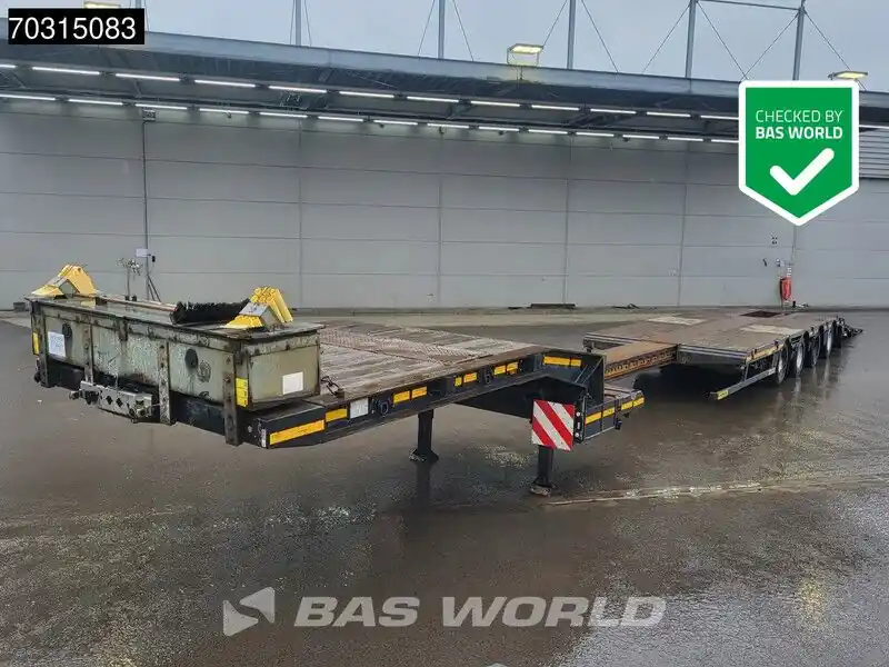 Semi-remorque surbaissé Faymonville F-S44-1ALN Extendable Ramps Steering Axle Livraison Express