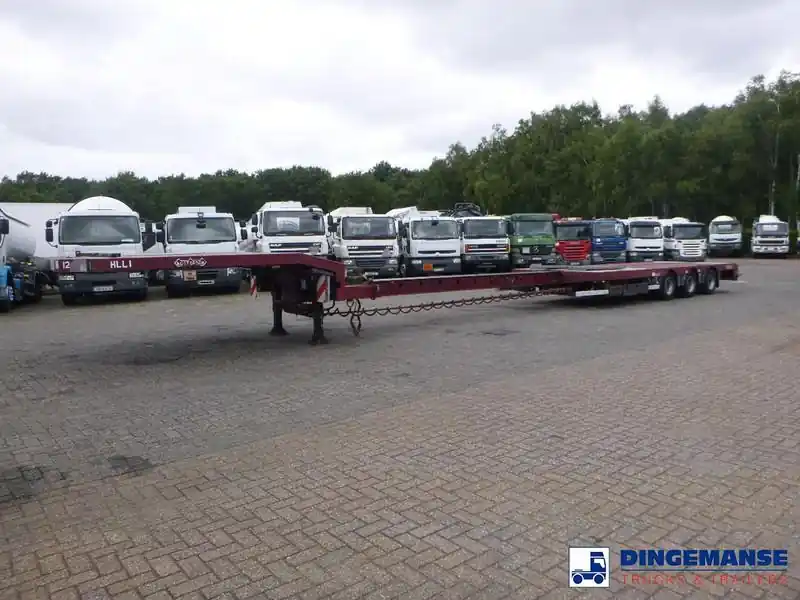 Nouveauté Semi-remorque surbaissé Nooteboom 3-axle semi-lowbed trailer extendable 14.5 m + ramps