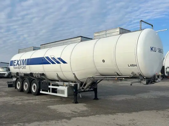 Offre Limitée Semi-remorque citerne JM Enterprise Tankauflieger Gummierte Kammer, 40.480 Liter, ADR, Edelstahlchassis