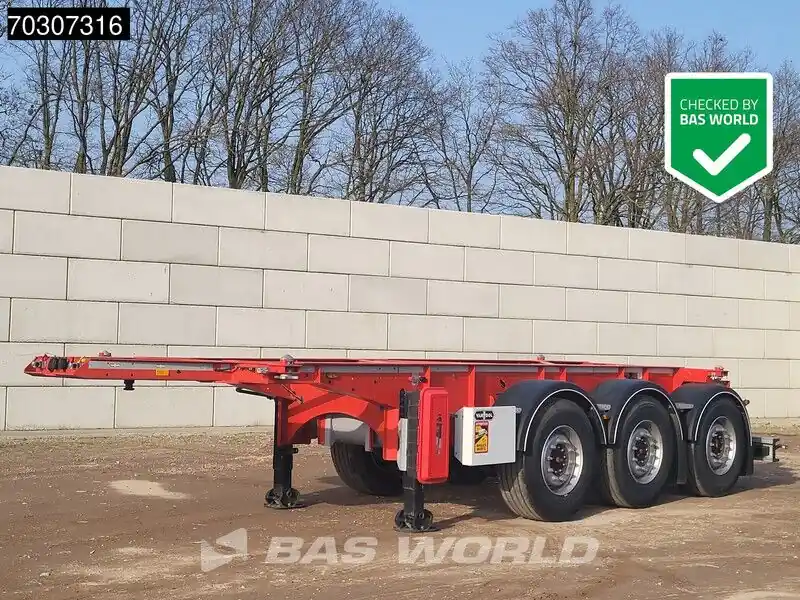 Haute Qualité Semi-remorque porte-conteneur/ Caisse mobile Van Hool 20ft