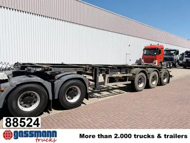 Semi-remorque porte-conteneur/ Caisse mobile Lag 0-3-39 CD Containerchassis, 20ft und 30ft, ADR Offre Exclusive