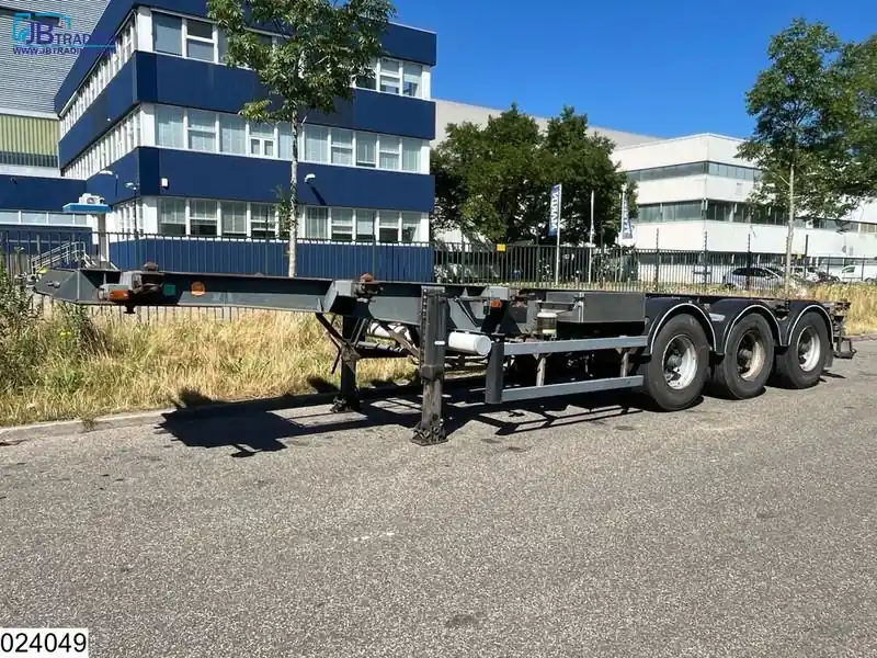 Semi-remorque porte-conteneur/ Caisse mobile Burg Container 10, 20, 30, FT container transport. Nouvelle Collection