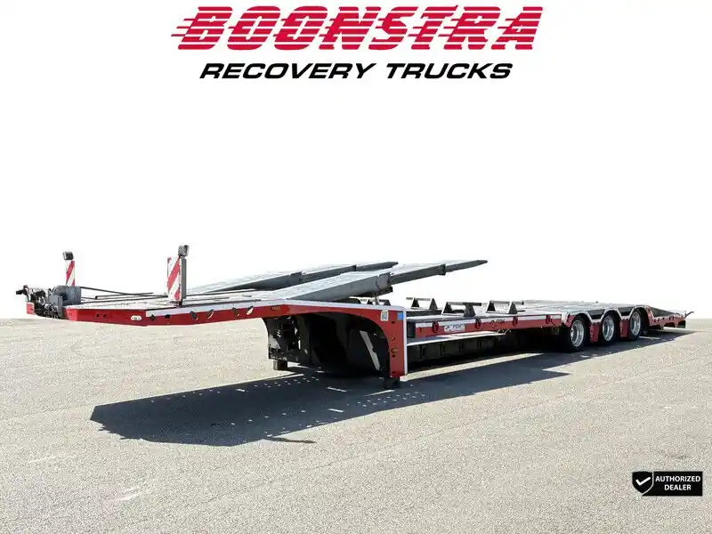 Offre Spéciale Semi-remorque porte-voitures FGM 37 2x Winde Alcoa Extendable Truck & Machine transporter Trailer