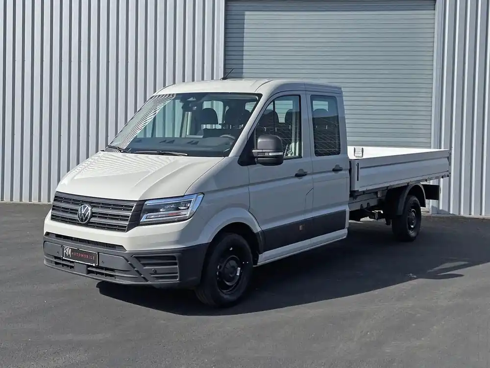 Utilitaire plateau Volkswagen Crafter Pritsche 35 DOKA LR 4M KAMERA AHK PDC Prix Promo