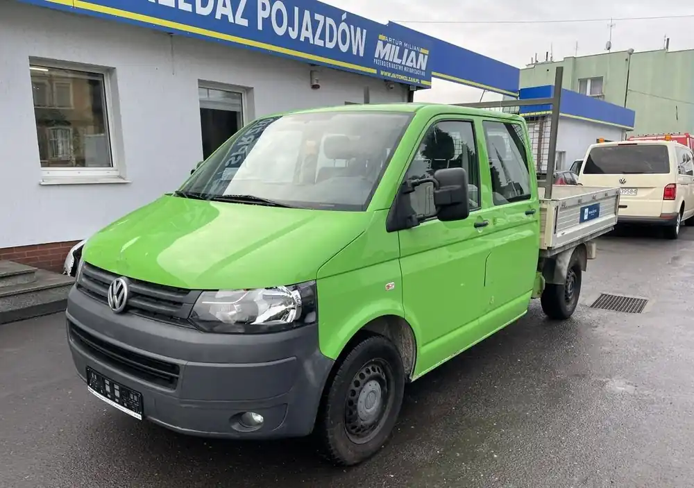 Utilitaire plateau, Utilitaire double cabine Volkswagen Transporter Transporter T5 Dokka doka brygadówka Klima 2012 Populaire