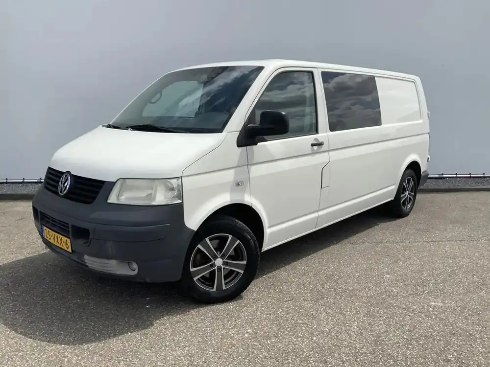 Utilitaire double cabine Volkswagen T5 Transporter Marge !! 2.5 TDI 340 Trendline Dub Cab 6 Pers Airc Petit Prix