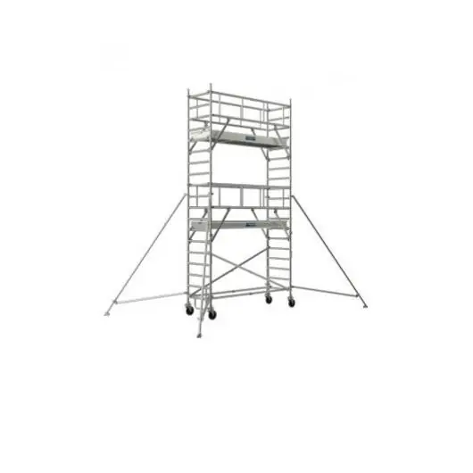 TUBESCA-COMABI - Échafaudage roulant NEOLIUM 250 box - hauteur travail maximum 14 m - aluminium Prix Choc