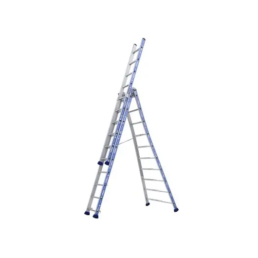 Populaire TUBESCA-COMABI - Échelle universelle - PLATINIUM TRANSFORMABLE 3 plans - 3x9 marches - hauteur d‘accès maximum 6.92 m