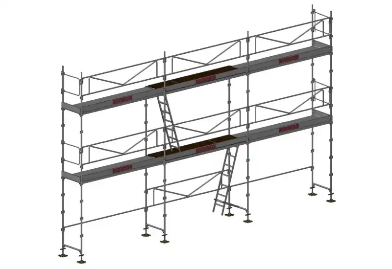 Top Vente Echafaudage Façadier 60m² - DUO45 - DACAME - Garde-corps standards