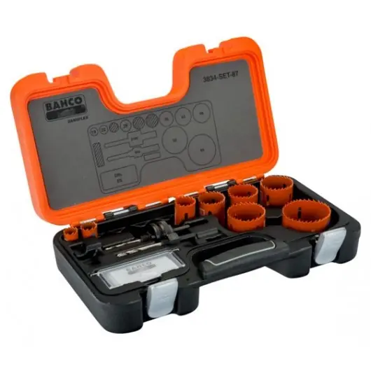 BAHCO - Jeu de scies trépans bimétal Sandflex®, 19 mm-65 mm - 12 pcs Usine Directe