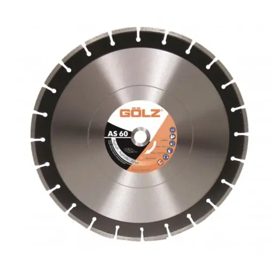 Gölz AS60 Ø450mm Disque Diamant Asphalte pour Scie de Sol Paiement Sécurisé